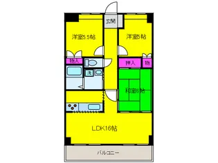 ソシア菊【1階】の間取り