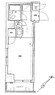 セザール第3川崎【6階】の間取り