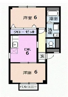 サンシャインA【2階】の間取り