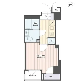 ル・リオン牛込柳町【11階】の間取り