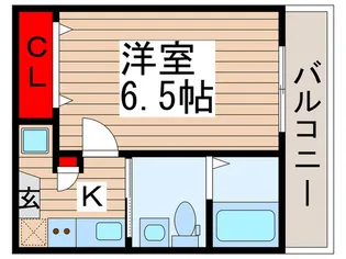 ザドチェスター【2階】の間取り