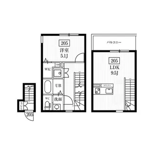 ミハス幡ヶ谷の間取り