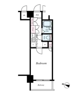 フォルトゥナ日本橋【1階】の間取り