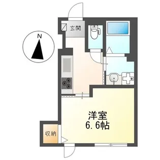 アプリコットE【1階】の間取り