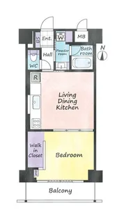 シティプラザ恵比寿【8階】の間取り