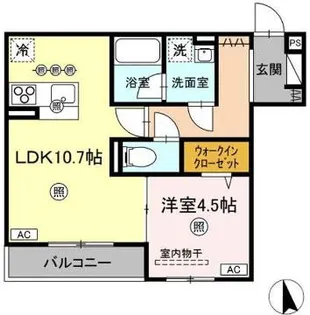 D-residence川口3丁目E【3階】の間取り