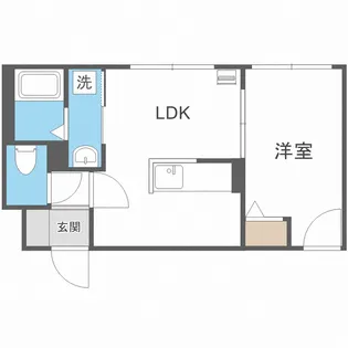 RESTATE札幌西【1階】の間取り