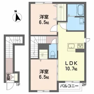 アトラスIII【2階】の間取り