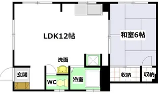 大松宇品海岸ビル【2階】の間取り