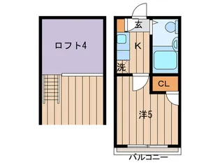 EXSIA日吉【1階】の間取り