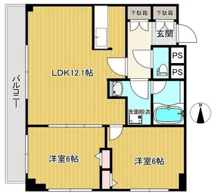 ジオ・ステージ【4階】の間取り