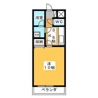 シャンポール南【1階】の間取り