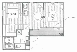 メゾンジュン【2階】の間取り