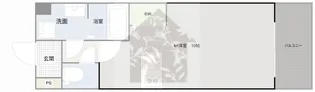 VEGA玉造【8階】の間取り