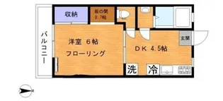 竹森ハイツ【1階】の間取り