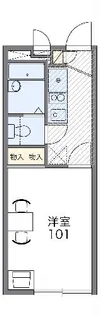 レオパレス新百合【3階】の間取り