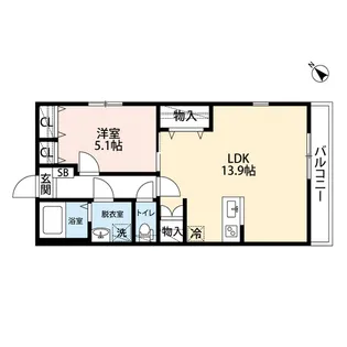 エクセラン上本郷II【3階】の間取り