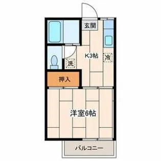 第一・第二吉田ハイツ【2階】の間取り