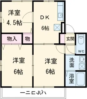 ハイム連取B【1階】の間取り