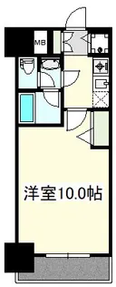 フェイム江坂【13階】の間取り