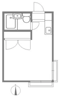 カオパレス ナンバー1【2階】の間取り
