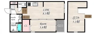 NAGI【2階】の間取り