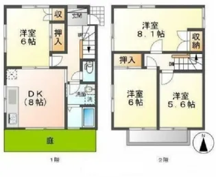 ルーミー牛久77号館の間取り