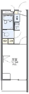 レオパレス高砂【2階】の間取り