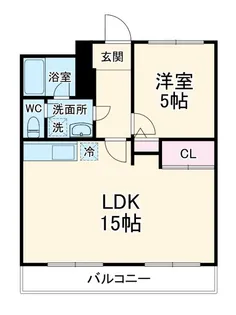 グレイスイセハラ【2階】の間取り