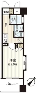 ジェイシティミライエ大手町【3階】の間取り