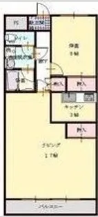 シティーハイツ トレニア【2階】の間取り