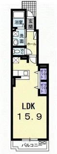 アイリー ブルー【1階】の間取り