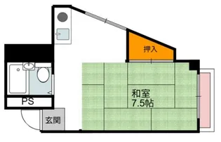 衛藤ハイツ【3階】の間取り