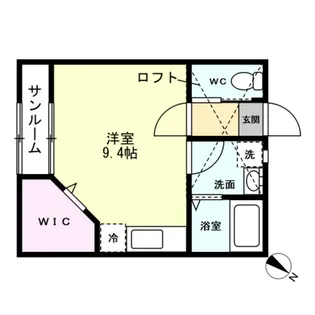 Boule de Neige【2階】の間取り
