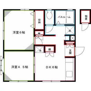 リンデンハイム【2階】の間取り