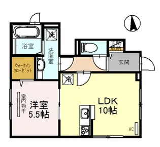 メゾンN 京都三十三間堂【1階】の間取り