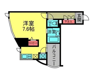 ハイム光【1階】の間取り