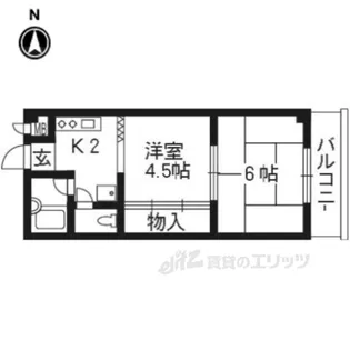 M’プラザ大住弐番館【2階】の間取り