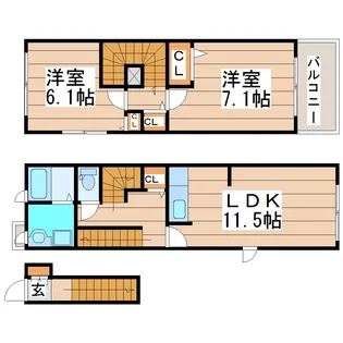 グラシエルの間取り