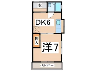 ハイツ福島【2階】の間取り