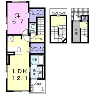 メゾン ド ウィズ【3階】の間取り