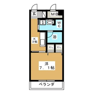 LITTLE PAW【3階】の間取り
