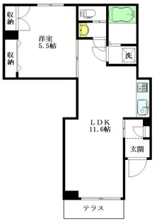 Quatre Feuilles【1階】の間取り