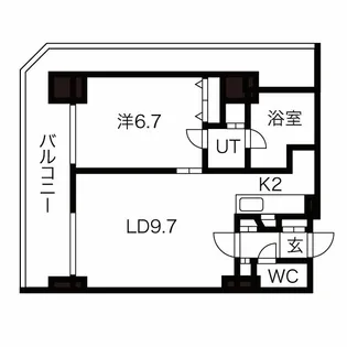 グランドタワー札幌【3階】の間取り