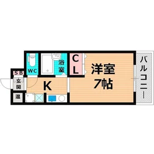 CASA ROSEHILL【6階】の間取り