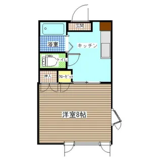 エスポワールI【1階】の間取り