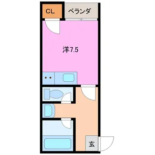 LA・FORT【1階】の間取り