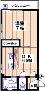 Fハウス【2階】の間取り