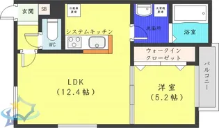 ange-sentier【3階】の間取り