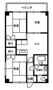 ベイコート津内【4階】の間取り